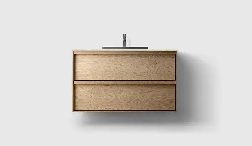 [HV907240] HAVEN H2/100 - OAK WOOD MØBELPAKKE INKL. PLATE GLANSHAMMAR WHITE SILK & SERVANT I STAINLESS STEEL