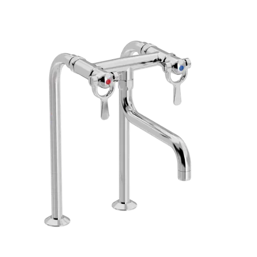 SP køkkenbatteri på standere med S200 mm svingtud