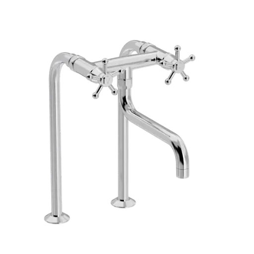 Christiansborg køkkenbatteri på standere med S200 mm svingtud