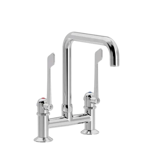 SP albue 2-huls køkkenbatteri med U200 mm svingtud