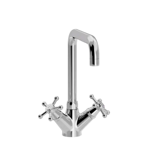 Christiansborg 1-hulls kjøkkenkran med svingtut, U-tut 200mm